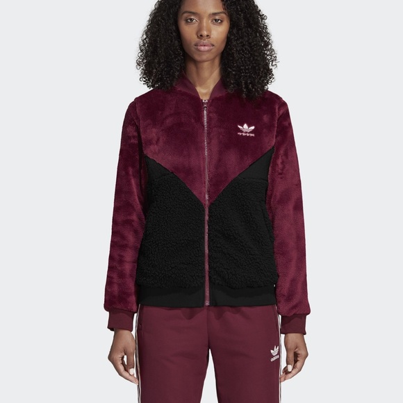 adidas Originals CLRDO Sherpa Track Zip Jacket - Picture 15 of 15